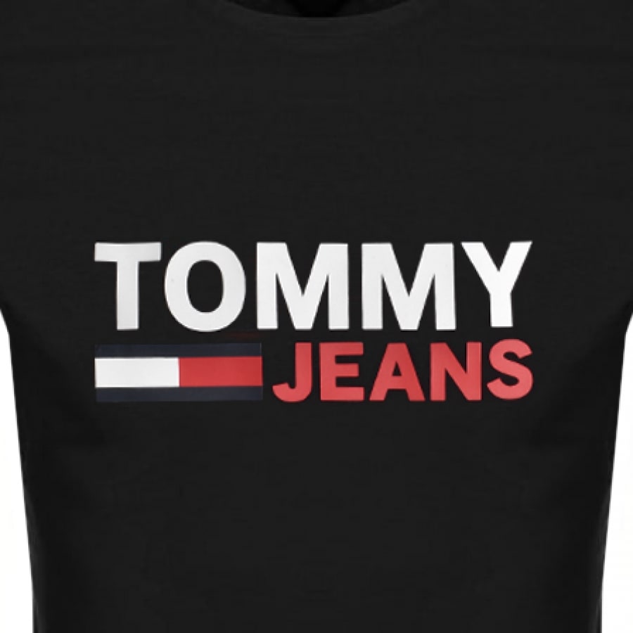 Alternative Image for ProductTommy Jeans Logo T Shirt Black3